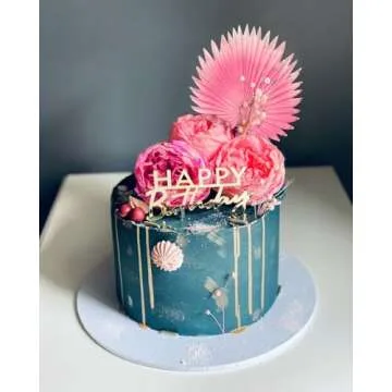 DILATATA 6 Pcs Tropical Faux Palm Leaves for Events