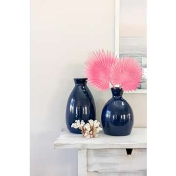 DILATATA 6 Pcs Tropical Faux Palm Leaves for Events