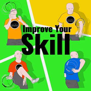 Flitter Ring Juggling Toy | Kinetic Gyro Sensory Toy | Fun, Scientific Spinning Action for Play and Magic Tricks | Kids and Adults (Colored Ring's)