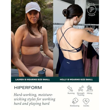 PAVOI ACTIVE HiPerform Sports Bra Supportive Adjustable Workout