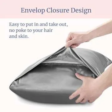 BEDELITE Satin Pillowcase 2 Pack for Hair and Skin