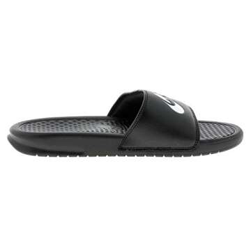 Nike Men's Benassi JDI Slide Sandals Black Size 11 D (US)