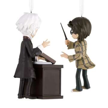 Hallmark Harry Potter and Ollivander Christmas Ornaments, Set of 2