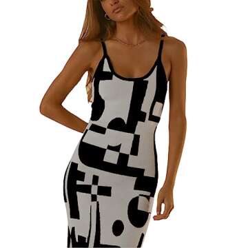 Fabumily Sexy Knit Bodycon Dress for Women Sleeveless Spaghetti Strap Cut Out Maxi Dress Backless Y2K Summer Beach Dresses