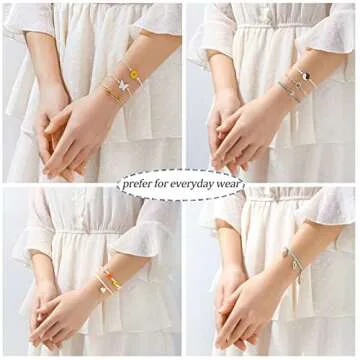 YEEZII 20 Pieces String Bracelets for Women, Boho Waterproof Adjustable Evil Eye Bracelets Pack, Cute Mexican Handmade Friendship Bracelets Preppy Jewelry