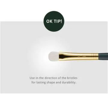 [SOO ADOR] okhee Base Eyeshadow Brush NUN01 - Smooth and Even All-Over Lid Application | Designed by K-Pop Makeup Artist Seo Ok | Makeup Brush Eye Brush K-Beauty