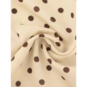 Allegra K Vintage Polka Dot Blouse for Women - Stylish Top