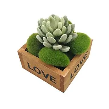 LJY 12 Pieces Assorted Sized Artificial Moss Rocks Decorative Faux Stones for Floral Arrangements, Fairy Gardens, Terrariums and Crafting