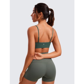 CRZ YOGA Butterluxe Sports Bra - Soft & Adjustable