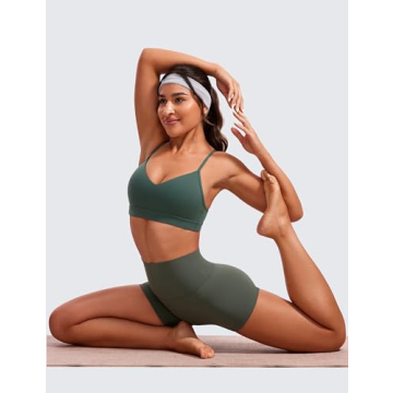 CRZ YOGA Butterluxe Sports Bra - Soft & Adjustable