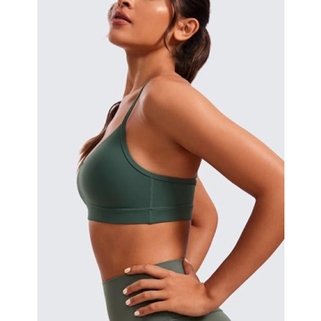 CRZ YOGA Butterluxe Sports Bra - Soft & Adjustable