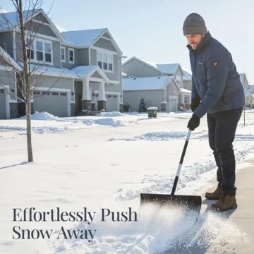 Best Choice 24in Heavy-Duty Snow Pusher for Easy Snow Removal