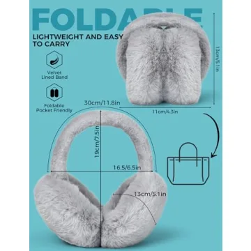 Stylish Faux Fur Ear Muffs for Winter Warmth