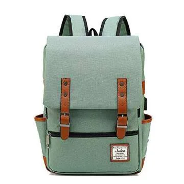 Junlion Unisex Business Laptop Backpack College Student School Bag Travel Rucksack Daypack with USB ...