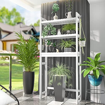 Stylish Homykic Bamboo 3-Tier Toilet Organizer Rack