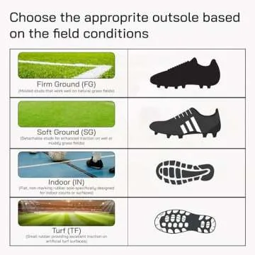 Vizari Striker FG Soccer Shoes for Youth Soccer Players | Black/Silver