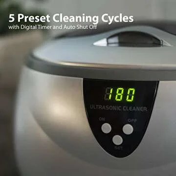 Amazing Ultrasonic Jewelry Cleaner for Sparkling Results