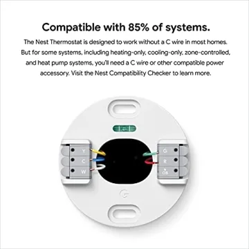 Google Nest Thermostat - Smart Wifi Control - Charcoal