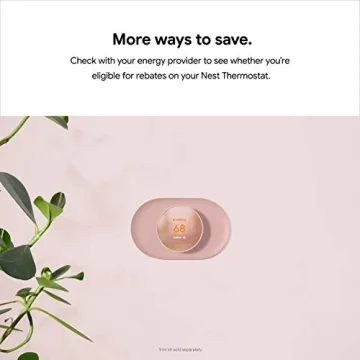 Google Nest Thermostat - Smart Wifi Control - Charcoal
