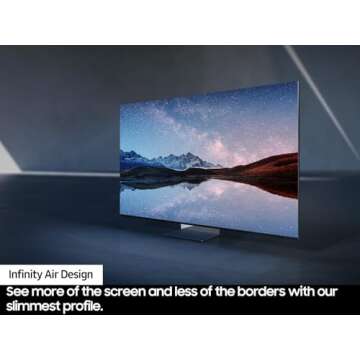 SAMSUNG 85-Inch Class QLED 8K QN900D Series Neo Quantum HDR Smart TV w/Dolby Atmos, Object Tracking Sound Pro, Infinity Edge, AI Motion Enhancer Pro, Alexa Built-in (QN85QN900D, 2024 Model)