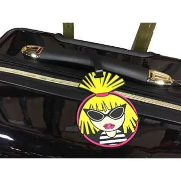 Betsey Johnson Luggage Hardside 3 Piece Set Suitcase With Spinner Wheels (20" 26" 30") (One Size, Heart to Heart Black)