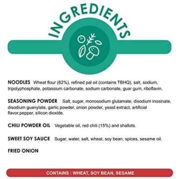 Indomie Mi Goreng Instant Stir Fry Noodles, Halal Certified, Hot & Spicy / Pedas Flavor 2.82 Ounce (Pack of 30)