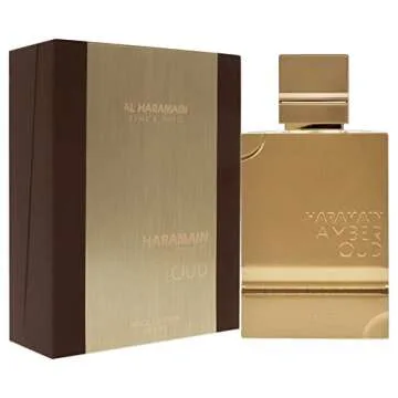 Haramain Al Amber Oud Gold Edition - Arabian Perfume for Women and Men - Unisex Perfume - Long Lasting Amber Perfume for Men and Women - 3.33 oz