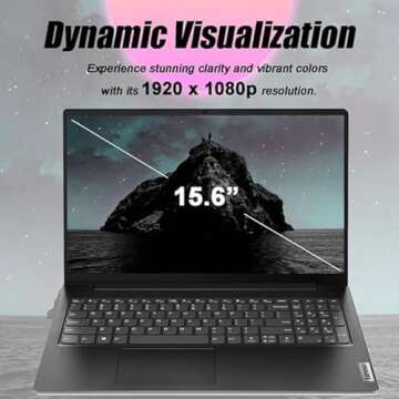Lenovo 15.6" FHD Laptop Computer for Business and Student, Intel Dual Core Processor, 32GB DDR4 RAM,...