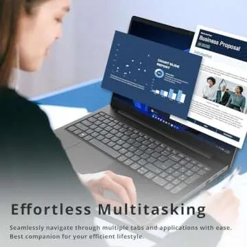 Lenovo 15.6" FHD Laptop for Work & Study, Renewed