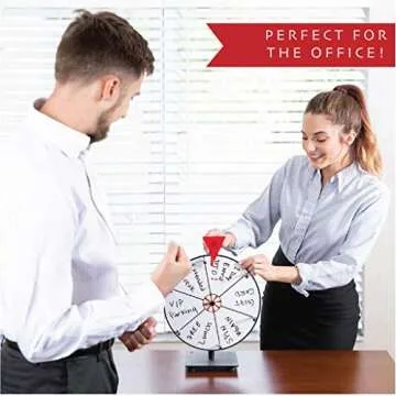 Customizable 5 in 1 Tabletop Prize Wheel Spinner - 12"