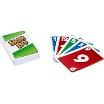 Mattel Games SKIP BO Card Game for All Ages