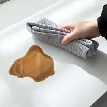 PY HOME & SPORTS Dish Towels Set, 100% Cotton Waffle Weave Kitchen Towels 8 Pieces, Super Absorbent Kitchen Hand Dish Cloths for Drying and Cleaning 17 x 25 Inches