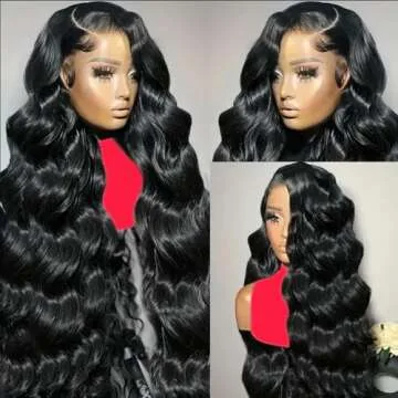 Yilike 28 Inch Lace Front Wig Premium Human Hair