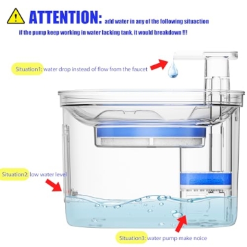 Homtyler Cat Water Fountain - Stainless Steel Design