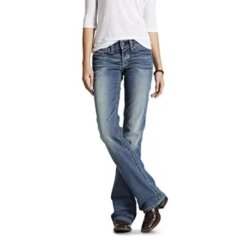 Ariat Mid Rise Boot Cut Jeans for Women - Stylish Comfort