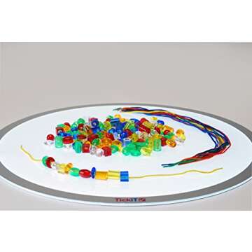 TickiT Translucent Jumbo Lacing Beads for Kids