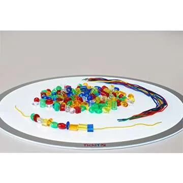 TickiT Translucent Jumbo Lacing Beads for Kids