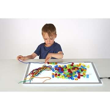 TickiT Translucent Jumbo Lacing Beads for Kids