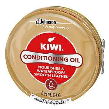 KIWI Conditioning Oil for All Leather Types, 2.625 oz