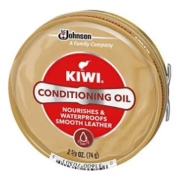 KIWI Conditioning Oil for All Leather Types, 2.625 oz