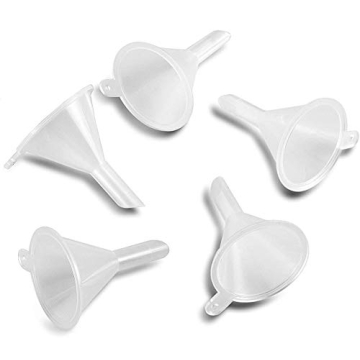 Mini Funnel Set for Easy Liquid Transfers - 5 Pack
