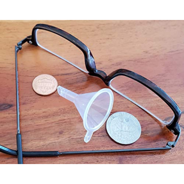 Mini Funnel Set for Easy Liquid Transfers - 5 Pack