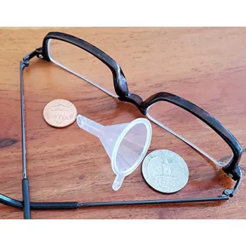 Mini Funnel Set for Easy Liquid Transfers - 5 Pack