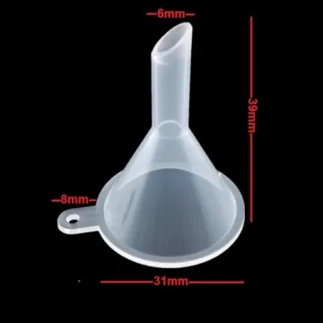 Mini Funnel Set for Easy Liquid Transfers - 5 Pack