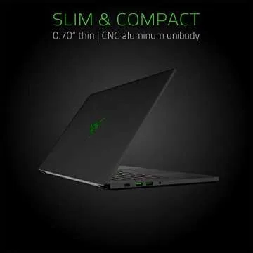 Razer Blade 15 Gaming Laptop 2019: Intel Core i7-9750H 6 Core, NVIDIA GeForce RTX 2080 Max-Q, 15.6" 4K OLED Touch, 16GB RAM, 512GB SSD, CNC Aluminum, Chroma RGB Lighting, Thunderbolt 3, Creator Ready