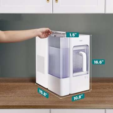 Gevi Nugget Ice Maker - Chewable Ice Maker for Home