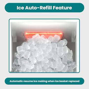 Gevi Nugget Ice Maker - Chewable Ice Maker for Home