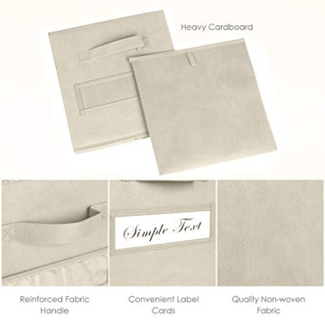 TomCare 8-Pack Foldable Storage Cubes for Home Organization