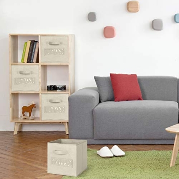 TomCare 8-Pack Foldable Storage Cubes for Home Organization