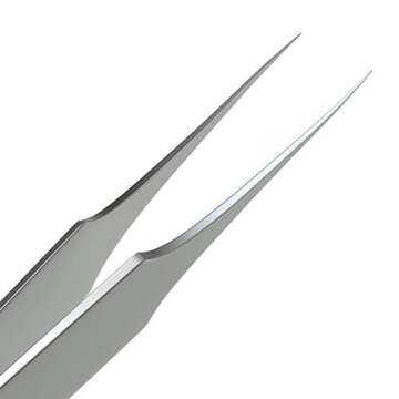 Ingrown Hair Tweezers | Pointed Tip | Precision Stainless Steel | Extra Sharp and Perfectly Aligned ...